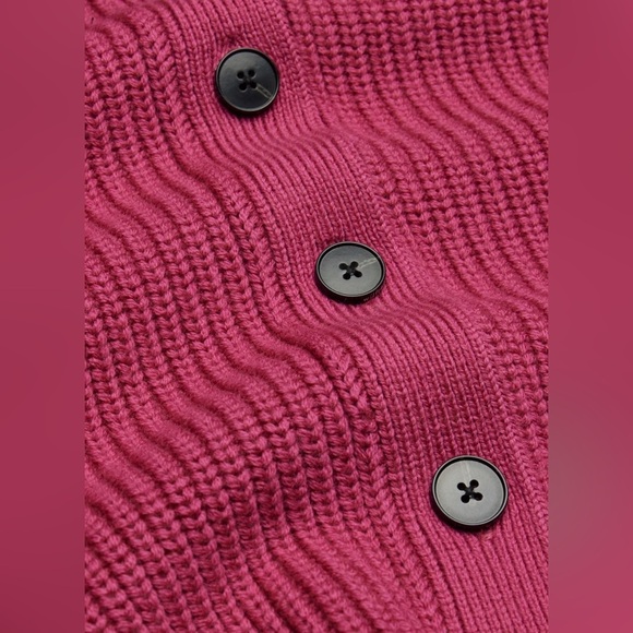 NWT Wilfred dark rose storybook merino wool cardigan sz xs - Picture 2 of 12